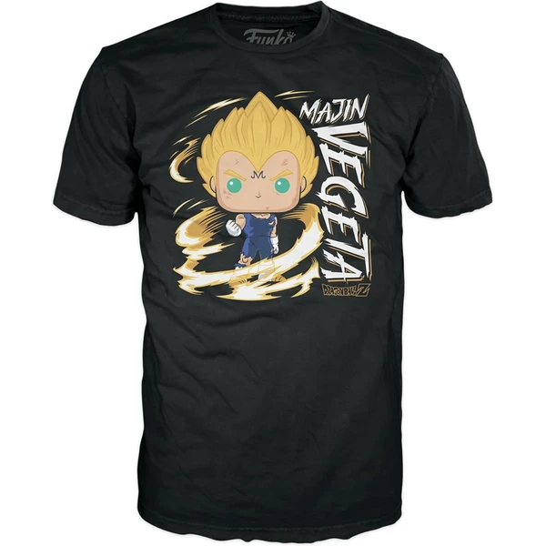 Funko POP! & Tee: Dragon Ball Z - Majin Vegeta (GITD) XL - Darčekové sady - Obrázok U9DE000L01