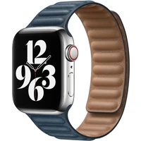 Apple Watch kožený ťah 40/38mm S/M baltsky modrý - Remienky