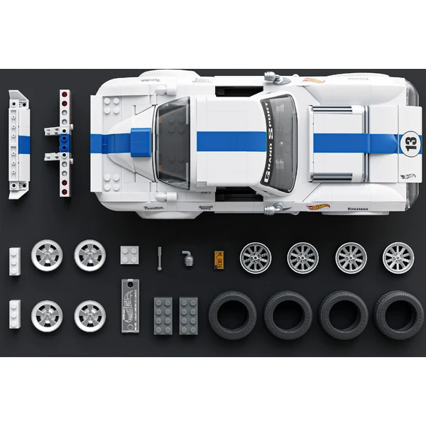 Mattel Brick Shop zostaviteľný model Hot Wheels - Corvette Grand Sport (Elite series) - Stavebnica - Obrázok UA6L000K01