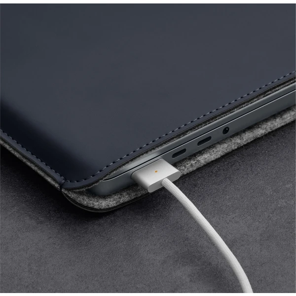 Woolnut Coated PU Sleeve púzdro pre 16" MacBook Pro tmavo modré - Puzdra - Obrázok UAJR100501