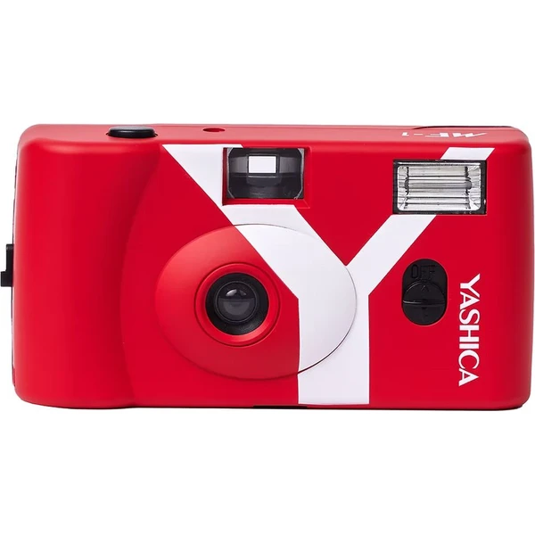 YASHICA MF-1 Snapshot Art Camera analógový fotoaparát červený - Fotoaparáty - Hlavný obrázok