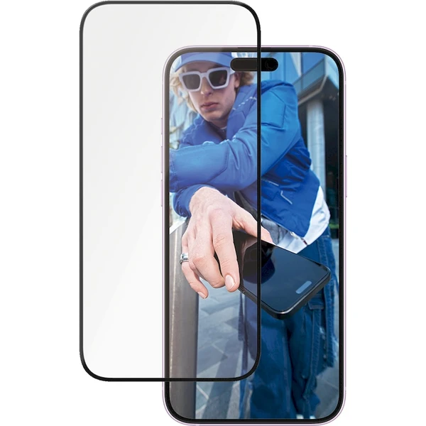 PanzerGlass® Ceramic Apple iPhone 16 Plus/15 Plus s inštalačným rámčekom - Ochranné fólie a sklo - Hlavný obrázok