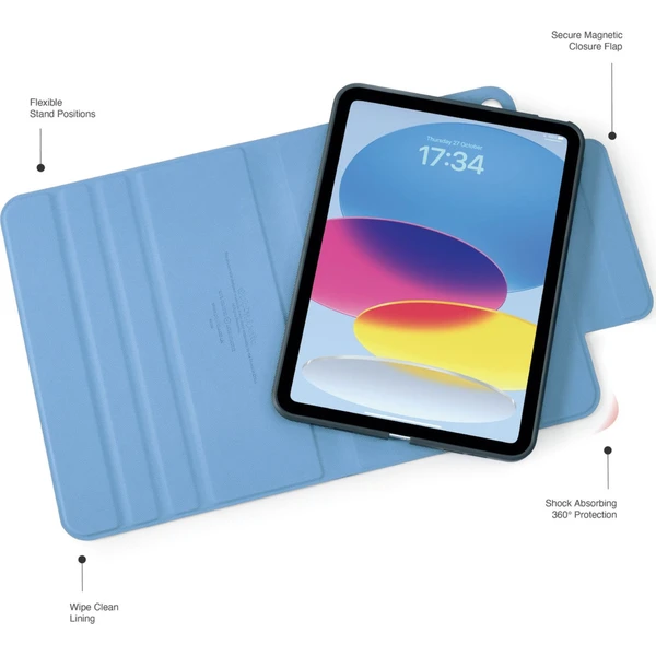 Pipetto Origami No5 otáčacie puzdro Folio pre iPad Air 11" (2026/2025/2024) tmavomodré - Puzdra - Obrázok UB4Q000K01