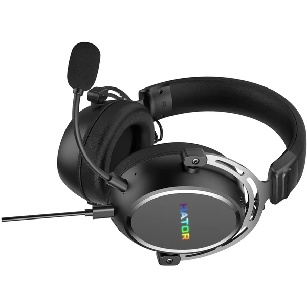 HATOR HYPERGANG 3 USB headset čierny - Slúchadlá - Obrázok UBAE000J01