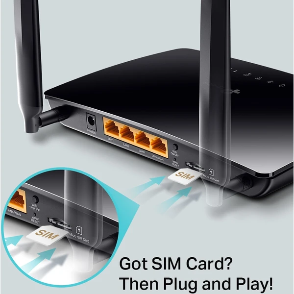 TP-Link Archer MR400 Wi-Fi 5 router čierny - Wi-Fi routery - Obrázok UBQFF00101
