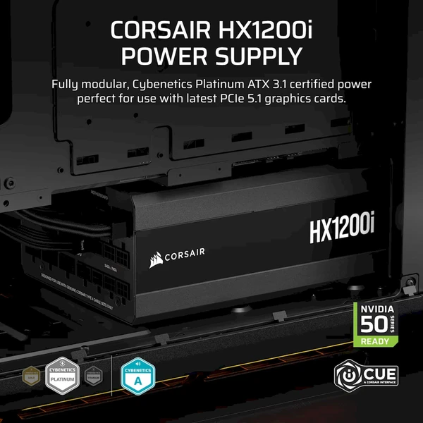 Corsair HX1200i 1200W - Zdroje - Obrázok UBRK000K01