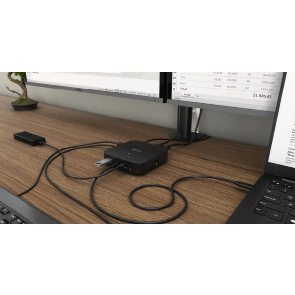 i-tec USB-C HDMI DP Docking Station with Power Delivery 100 W - Dokovacie stanice - Obrázok UBUW600301