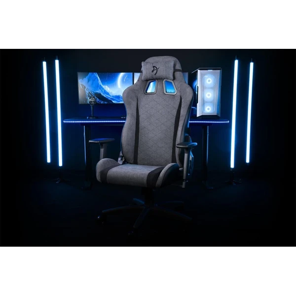 AROZZI AVANTI Soft Fabric herná stolička šedá - Stoličky - Obrázok UC4D000O01