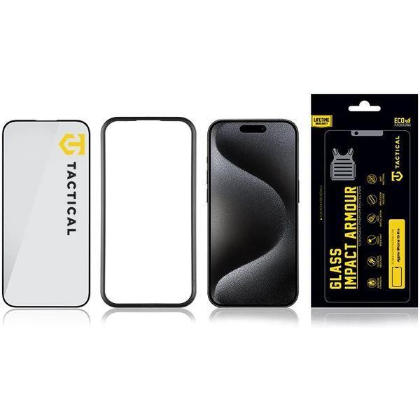 Tactical Glass Impact Armour sklo pre Apple iPhone 15 Pro - Ochranné fólie a sklo - Obrázok UC50000N01