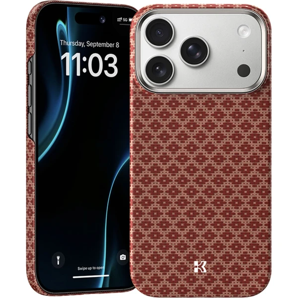 Benks ArmorGrid ArmorAir Kevlar MagSafe kryt iPhone 17 Pro Terra Orange - Puzdra - Obrázok UCCK000K01