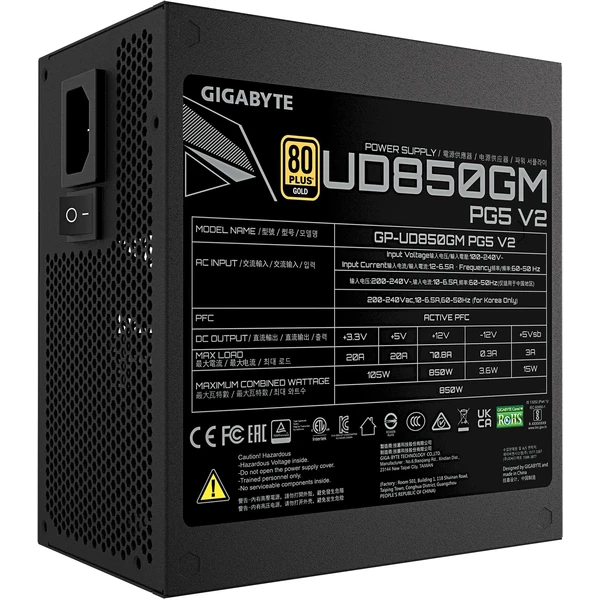 GIGABYTE GP-UD850GM PG5 V2 - Zdroje - Obrázok UCOK000K01