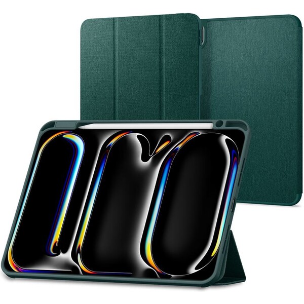 E-shop Spigen Urban Fit púzdro iPad Pro 11" (2025) polnočne zelené