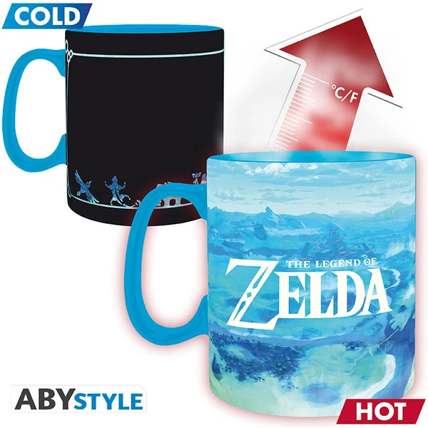 Hrnček Abysse Corp. Legend of Zelda - Breath of the Wild (meniaci sa motív) 460 ml - Hrnčeky - Obrázok UDXH000K01