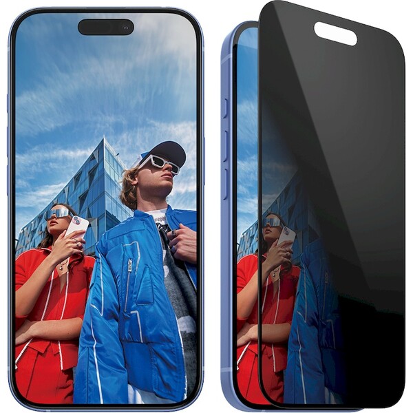 E-shop PanzerGlass® Privacy Apple iPhone 16/15 s inštalačným rámčekom