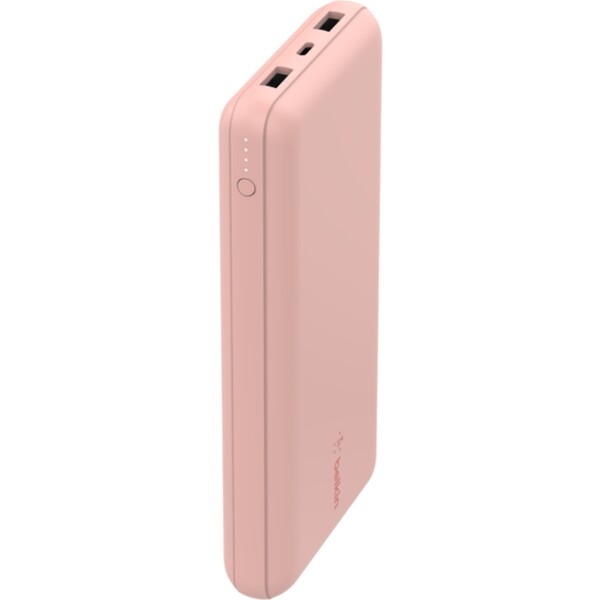 Belkin BOOST CHARGE USB-C powerbanka (15W), 20000mAh, ružová