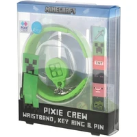 PIXIE CREW set 3v1 Náramok+Kľúčenka+Odznáčik - Darčekové sady