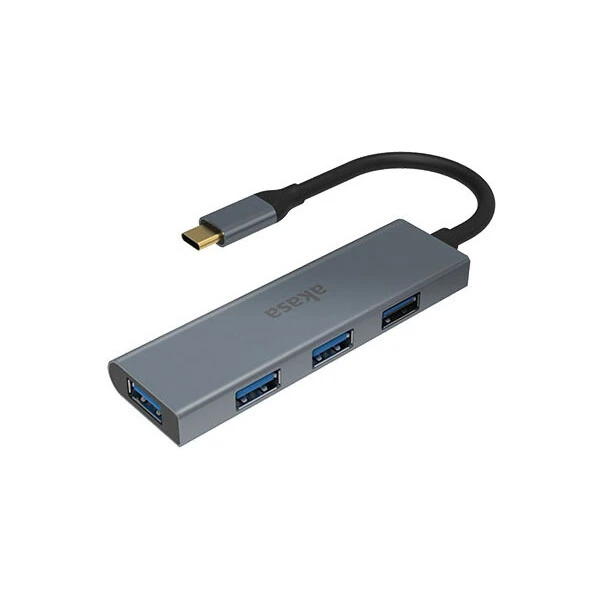 Akasa húb USB Type-C, 4x USB 3.0, 18cm - USB huby - Hlavný obrázok