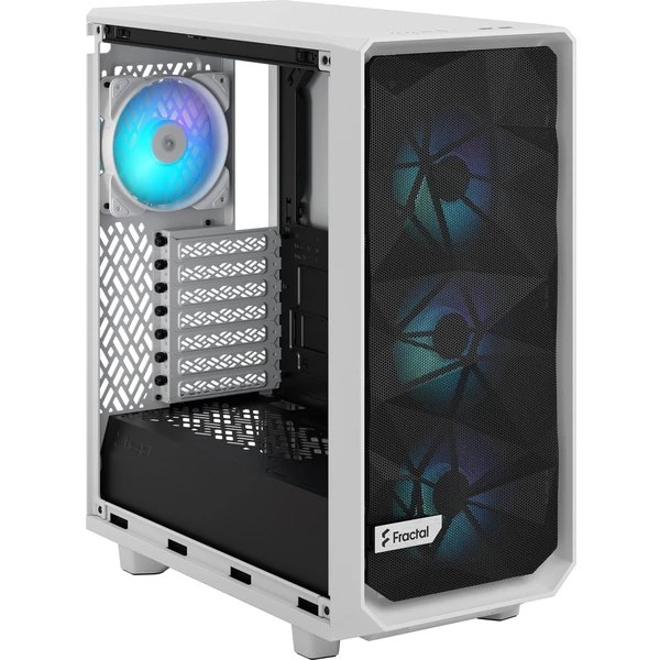 Fractal Design Meshify 2 Compact RGB TG skriňa biela - Počítačové skrine - Obrázok UF84000601