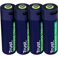 Trust USB-C dobíjacia batéria AA - 4ks - Batérie