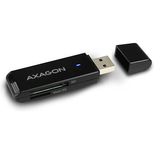 AXAGON čítačka SD/microSD kariet CRE-S2N USB-A - Čítačky pamäťových kariet - Obrázok UFD0700301