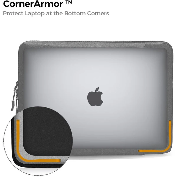 tomtoc Sleeve 13" MacBook Pro/MacBook Air čierna - Puzdra - Obrázok UFF8500301
