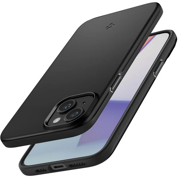 Spigen Thin Fit kryt iPhone 15 čierny - Puzdra - Obrázok UGU8000601