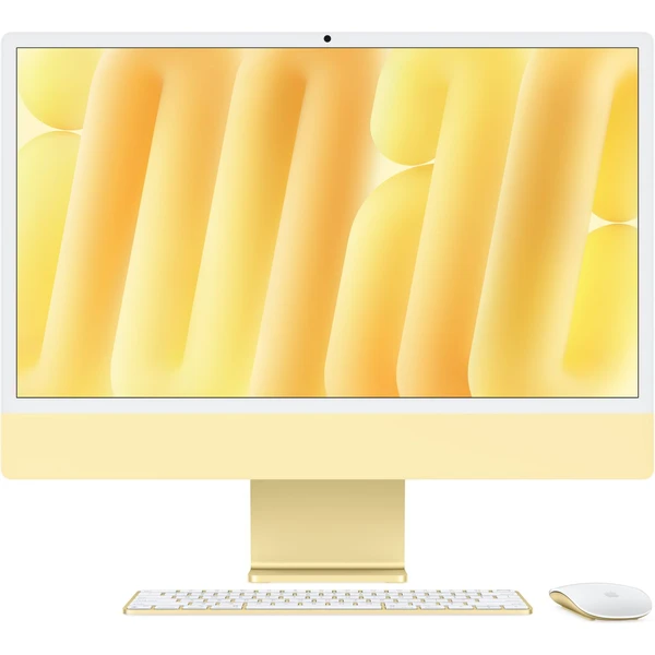 CTO Apple iMac 24" (2024) 10CPU / 16GB/512GB / Mouse / Stand.skl / žltý / CZ NUM TouchID KL / 1Gbps - All-in-one - Hlavný obrázok