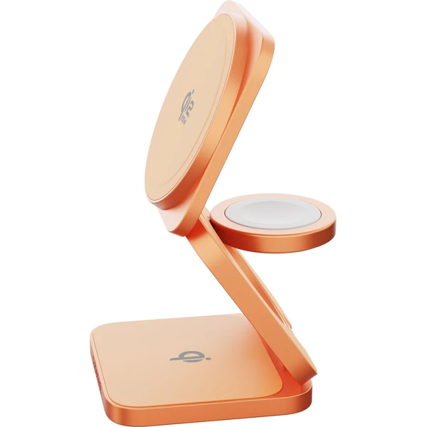 Cubenest SQ312 Ultra Qi2.2 (MagSafe) 3v1 nabíjačka (35W) oranžová (Limited Edition) - Nabíjačky - Obrázok UH9L000K01