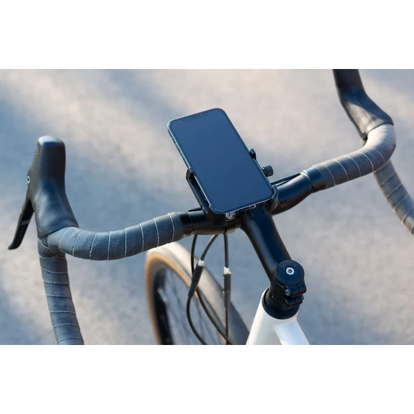 FIXED hliníkový držiak mobilného telefónu na bicykel Bikee ALU 2 čierny - Držiaky - Obrázok UHJ0700301