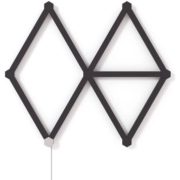 Nanoleaf Lines Skin 9 kusov čierna - Inteligentné osvetlenie - Obrázok UHURF00101