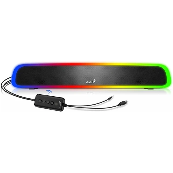 Genius USB SoundBar 200BT s RGB podsvietením čierny - Reproduktory - Obrázok UHVK300401