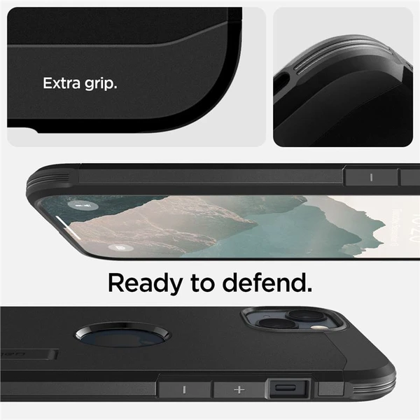 Spigen Tough Armor Mag kryt iPhone 14 čierny - Puzdra - Obrázok UI2H300401