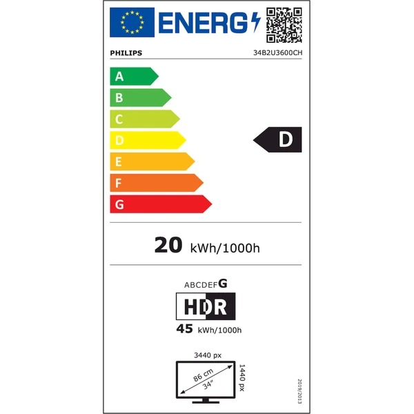 Philips 34B2U3600CH/00 34" - Monitory - Obrázok UJ1P000K01
