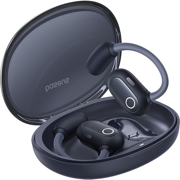 E-shop Baseus Eli Sport 1 Open-Ear TWS bezdrôtové slúchadlá Cosmic Black