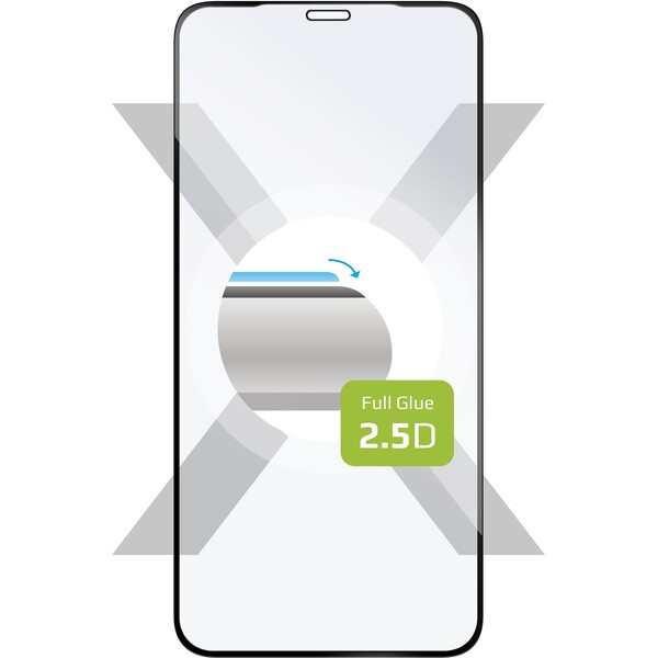 E-shop FIXED 2,5D Full-Cover tvrdené sklo 0,33mm Apple iPhone XS Max/11 Pro Max čierne