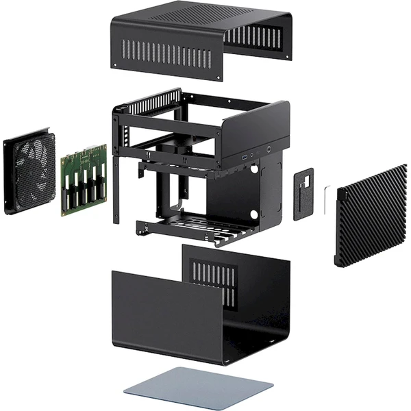 Jonsbo N2 Mini-ITX čierna - Počítačové skrine - Obrázok UJUD000K01