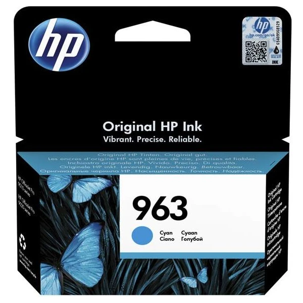 HP 3JA23AE č. 963 Azúrová originálna - Cartridge - Hlavný obrázok