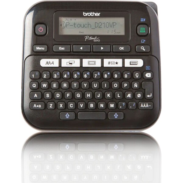 E-shop Brother PT-D210VP tlačiareň štítkov s kufrom (záruka na 3 roky po registrácii)