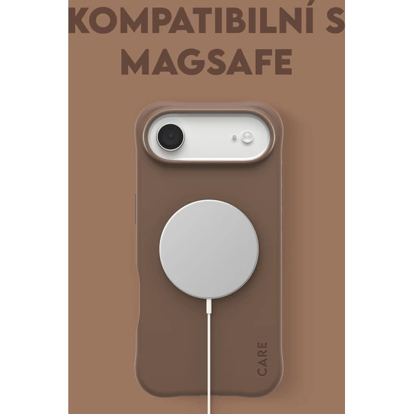 PanzerGlass® CARE Samba kryt s MagSafe Apple iPhone Air Espresso - Puzdra - Obrázok UKDH000K01