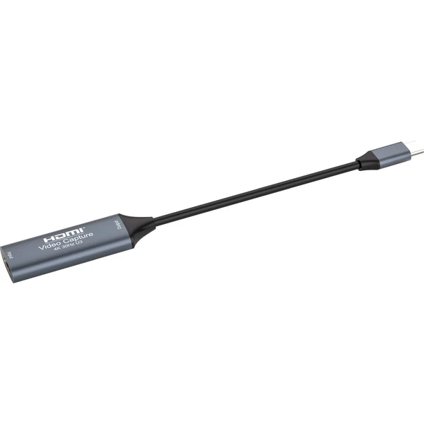 PremiumCord HDMI capture/grabber USB-C sivý - Záznamové zariadenia - Obrázok UL8L000K01