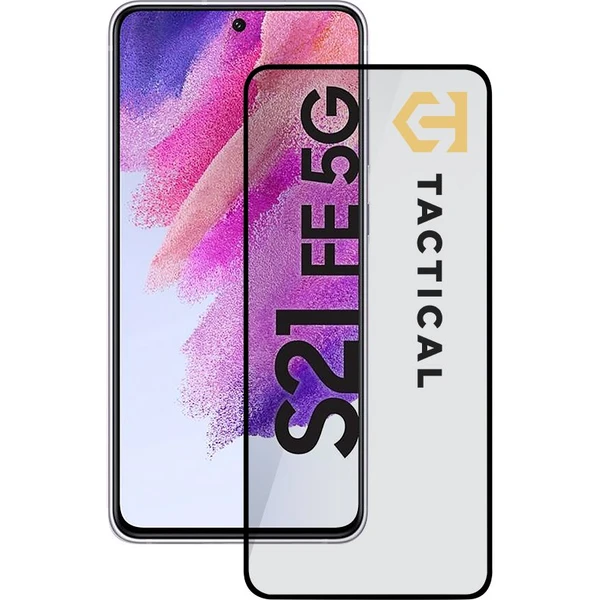 Tactical Glass Shield 5D sklo pre Samsung Galaxy S21 FE 5G čierne - Ochranné fólie a sklo - Hlavný obrázok
