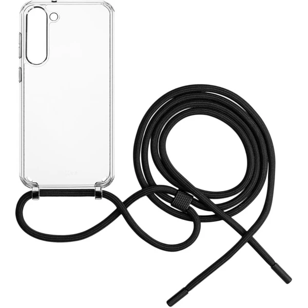 FIXED Pure Neck kryt s čiernou šnúrkou na krk pre Samsung Galaxy S23+ - Puzdra - Hlavný obrázok