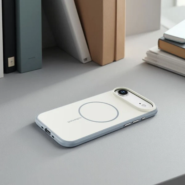 Cubenest Matte MagSafe kryt iPhone Air béžový - Puzdra - Obrázok UOBK000K01