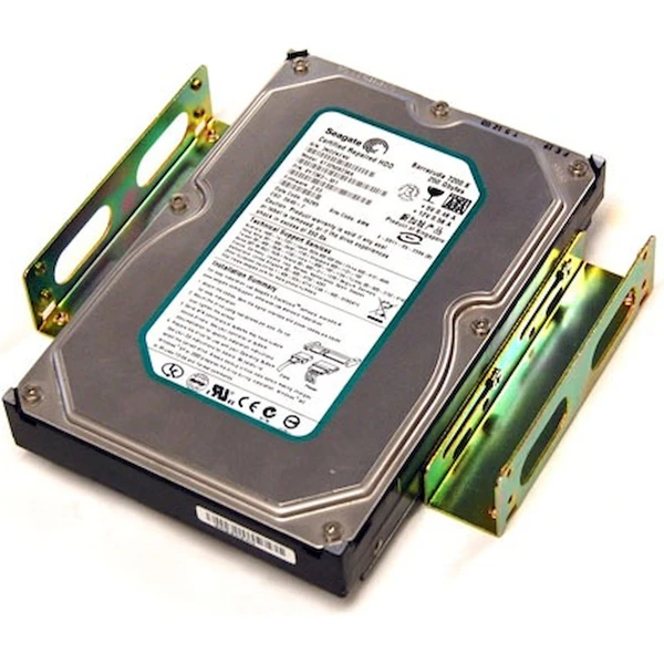 PremiumCord Montážne koľajnice pre HDD 3,5" do 5,25" šachty - Rámiky na disky - Obrázok UP8L000K01