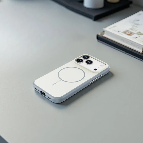 Cubenest Matte MagSafe kryt iPhone 17 Pro béžový - Puzdra - Obrázok UPBK000K01