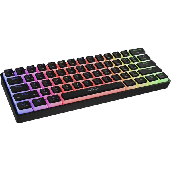 GENESIS THOR 660 G2 bezdrôtová herná klávesnica čierna (Gateron Red) - Klávesnice - Obrázok UR9E000K01