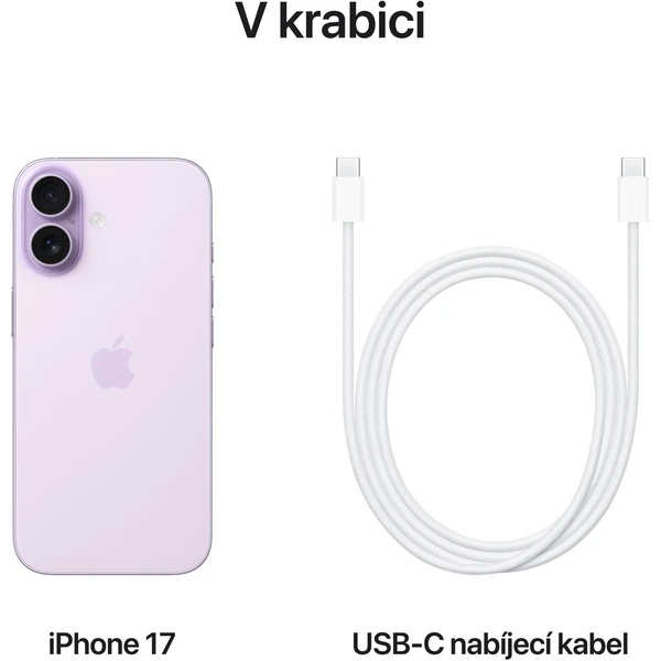 Apple iPhone 17 256GB levanduľový - Mobilné telefóny - Obrázok URMH000K01