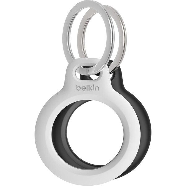Belkin Secure holder púzdro na AirTag s krúžkom čiernej/bielej (dual pack)