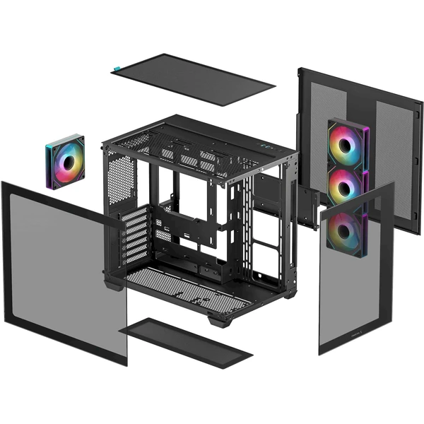 DEEPCOOL CG530 4F čierna - Počítačové skrine - Obrázok US2E000K01