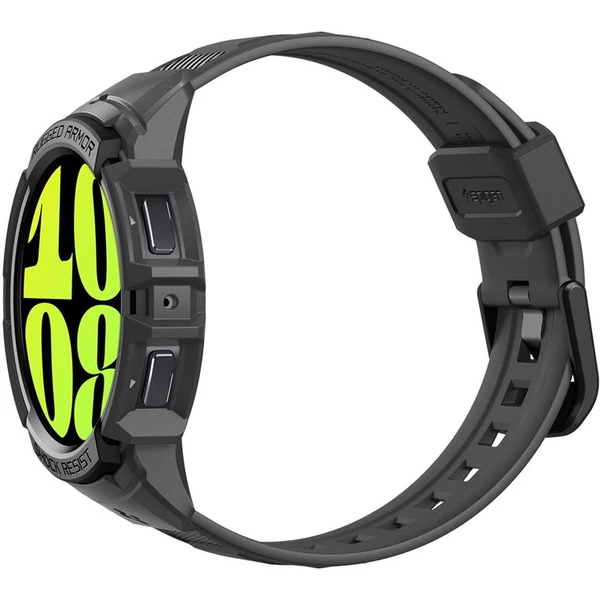 Spigen Rugged Armor Pre púzdro Samsung Galaxy Watch6 44mm čierne - Puzdra - Obrázok USV3000N01